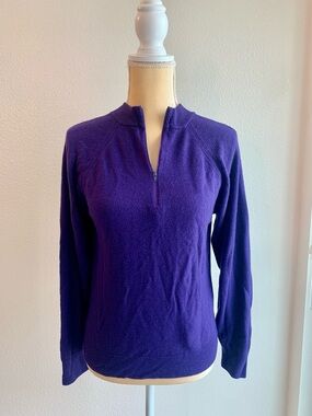 Designers Originals Deep Purple Knit Pullover Sweater